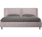 Cama sin somier acolchada 180x200 microfibra lila antea