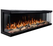 Chimenea eléctrica empotrable - palerme 78 extra 3d