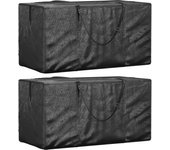Bolsas de almacenamiento para árboles de navidad 2 piezas de polietileno negro