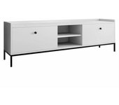 Mueble tv comfivo etmore 105, blanco, 180x55x40cm