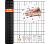 Paño de hardware de vevor 48 x 50' rollo galvanizado de la cerca de alambre de pollo del indicador del rollo 16 de la malla de alambre
