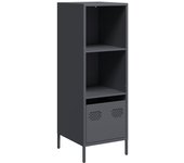 Aparador | aparador de comedor | armario de cocina acero gris antracita 35x39x103 | 5 cm cfw49760