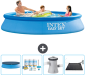 Paquete de piscina - intex - alrededor - 305x305x61 cm + accesorios cb4