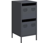 Aparador | aparador de comedor | armario de cocina de acero laminado en frío antracita 35x39x73 | 5 cm cfw42021
