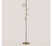 Lámpara de pie con esferas de cristal stand- 4 x g9