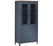 Aparador | aparador de comedor | armario de cocina hill madera de pino gris 85x37x170,5 cm cfw83710