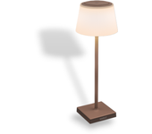 Lámpara led táctil recargable margò con regulador de intensidad - color corten