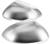 2 piezas de cubierta de espejo retrovisor izquierdo y derecho en cromo mate con balancín pequeño apto para b8 2009-2017