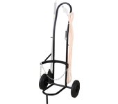 Greenstar - carrello per bottiglia di gas - per lavori di diserbo - capacità max. 130 kg, costruzione robusta, ruote 200 mm, diametro 40 x 110 x 99 c
