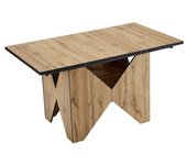 Mesa de cocina moderna de madera, mesa de bistró, no desmontable, para 4-6 personas