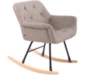 Silla cabot de tela color topo