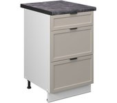 Vicco mueble bajo de cocina fame-line, grisbeige, 50 cm , et antracita