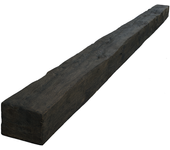 Viga imitación madera 16cm de ancho x 13cm de alto x 4m de largo color ébano decorativa de poliuretano vu4001-e