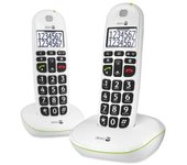 Telefono fijo doro phone easy 110 2 inalámbrico blanco