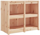 Mueble de cocina de exterior madera maciza de pino 106x55x92 cm