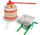 Prensa de frutas bayas y mosto de 12l + triturador de frutas y bayas de 7l elaboración de bebidas