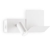 Ideal lux komodo-1 luz de lectura led blanca, interruptor incorporado, 3000 k, no regulable