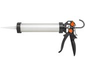 Hardy working tools pistola silicone, pistola per sigillanti 400ml, pistola silicone professionale adatto per adesivi edili, acrilici e siliconici, ra