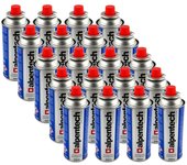 Paquete de 20 cartuchos de gas butano alpentech 250 g botella de gas un2037 para camping