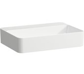 Lavabo laufen val, sin agujero para grifo, sin rebosadero, 550x400mm, h8122847571421, color: blanco mate