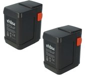 Vhbw pack ahorro 2 baterías li-ion 3000 mah 18 v compatible con gardena allround accujet 18-li soplador de hojas
