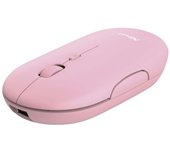 Rato sem fios trust puck 1600 dpi rosa