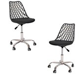 Pack 2 sillas mima office - negro