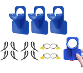 Juego de 4 soportes para manguera de piscina, adaptador para piscina, accesorios para bomba de soporte de manguera de piscina intex (30 a 37 mm)