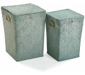 Juego de cestas versa verde ropa algas marinas (2 piezas) (35 x 50 x 35 cm) (2 pcs)