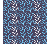 Papel pintado floral selva morada