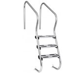 Escalera fácil acceso 4 peldaños electropulido. aisi 316l.