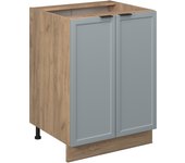 Vicco mueble bajo de cocina fame-line, azul claro-gris, 60 cm sin encimera