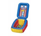 Bestway piscina hinchable infantil juegos con bolas 110x81x62 cm +2 años jardin 52635