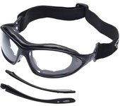 Gafas de seguridad antivaho para el trabajo con correa para el cuello, seguridad antiarañazos, adecuadas para tiro, cocina, laboratorio, rayos uv y