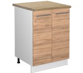 Vicco mueble bajo de cocina fame-line, roble dorado, 60 cm , et roble