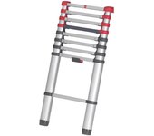Hailo escalera telescópica flexline 260 264 cm aluminio 7113-091