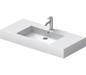 Duravit mueble lavabo vero 105cm, con rebosadero, con grifo de banco, 1 agujero para grifo, 0329100000, color: blanco