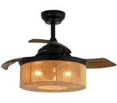 Cecotec ventilador de techo con luz energysilence aero 3600 invisible natural style cecotec