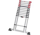Hailo escalera telescópica flexline 260 322 cm aluminio 7113-111