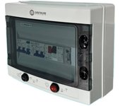 Cuadro de piscina 10a con transformador 12v 50w reloj + contactor