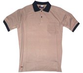 Ropa polo martinique corta beig t- l v083