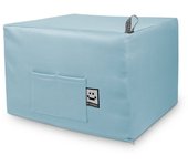 Puff cama confort celeste único