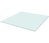 Tablero mesa de cristal templado cuadrado 700x700 mm