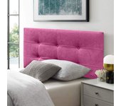 Cabecero cama texas button deluxe fucsia 105*70 cm