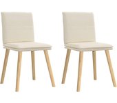 Pack 2 uds sillas de comedor | silla de cocina lino cfw13579