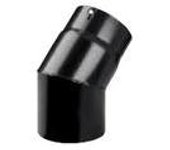 Save fumisteria plus nno1304 tubo acodado para chimenea negro