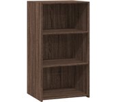 Aparador | aparador de comedor | armario de cocina de madera de ingeniería marrón roble 50x41x93 cm cfw75818