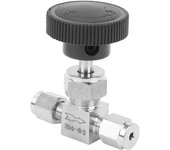 Válvula de acero inoxidable 304 de 2 vías con control de aguja de alta presión para agua, gas, aceite y líquido (f3)