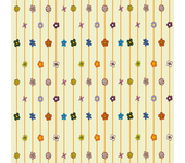 Papel pintado floral floresitas