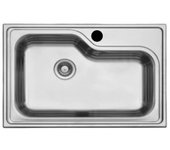 Fregadero de cocina de un seno samet dxt840 84x56